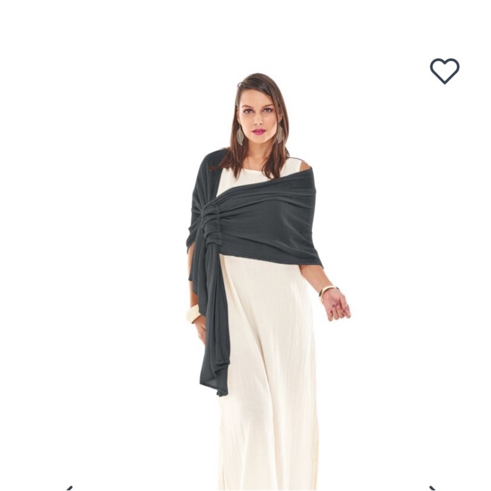 NWOT Oh My Gauze Marie Shawl - Grey